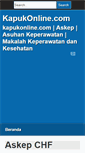 Mobile Screenshot of kapukonline.com